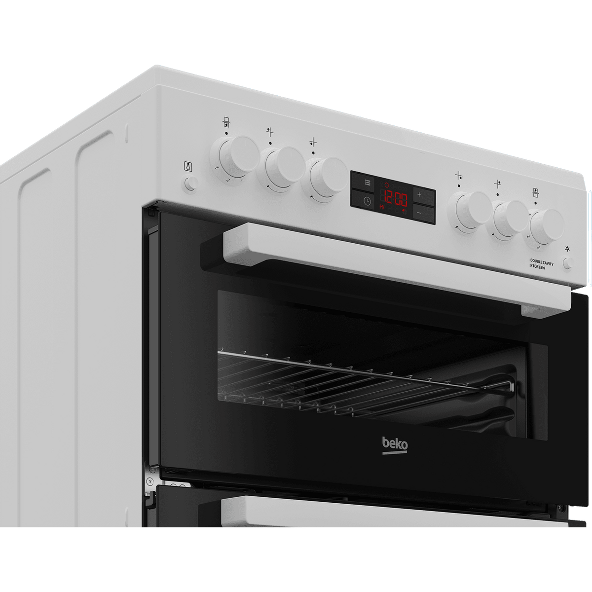 Beko KTG613W Gas Cooker with Variable Gas Grill - White - A+ Rated