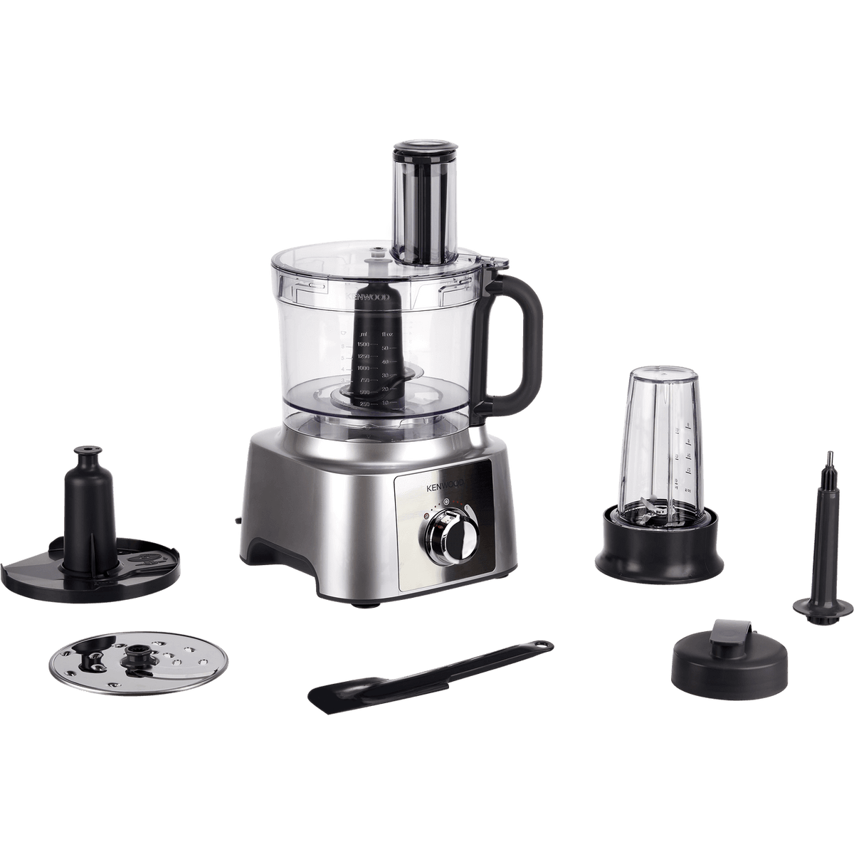 Kenwood MultiPro Express FDP65.180SI 3 Litre Food Processor With 6 Accessories - Silver