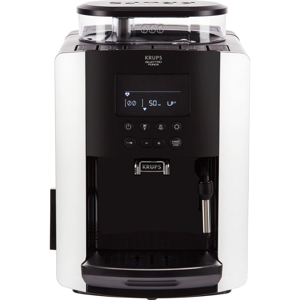 Krups Arabica Digital EA817840 Bean to Cup Coffee Machine - Silver