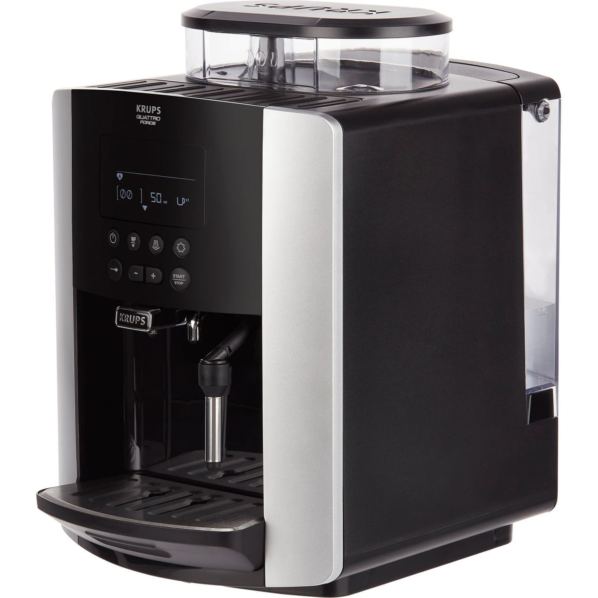 Krups Arabica Digital EA817840 Bean to Cup Coffee Machine - Silver