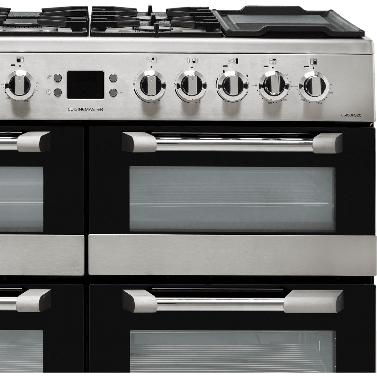 Leisure Cuisinemaster CS100F520X 100cm Dual Fuel Range Cooker - Stainless Steel - A-A-A Rated