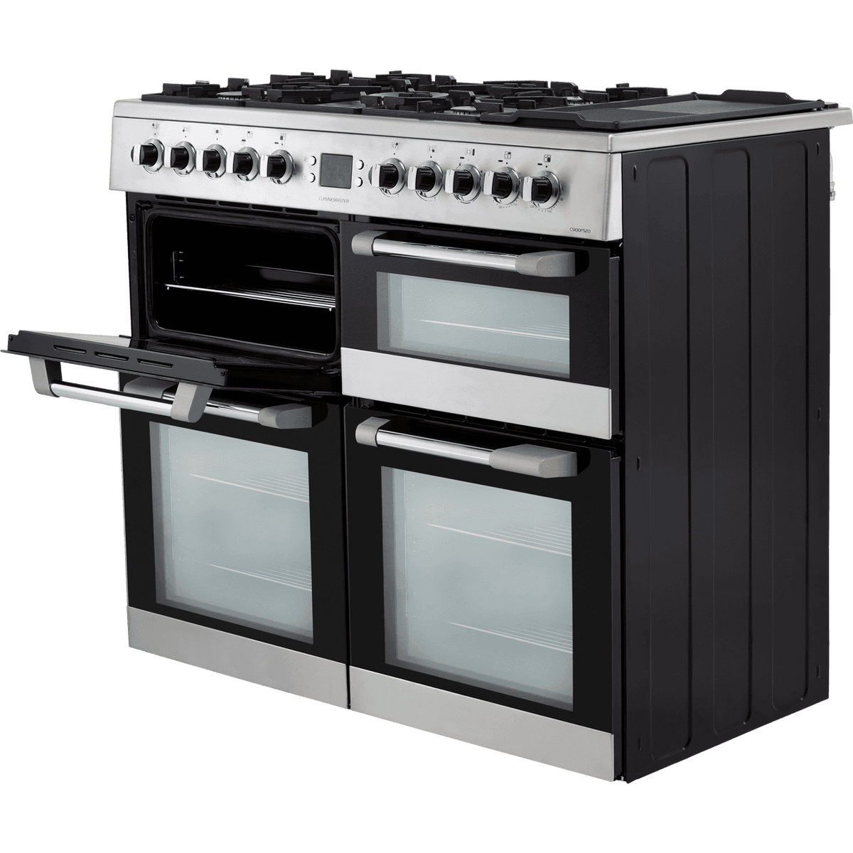 Leisure Cuisinemaster CS100F520X 100cm Dual Fuel Range Cooker - Stainless Steel - A-A-A Rated