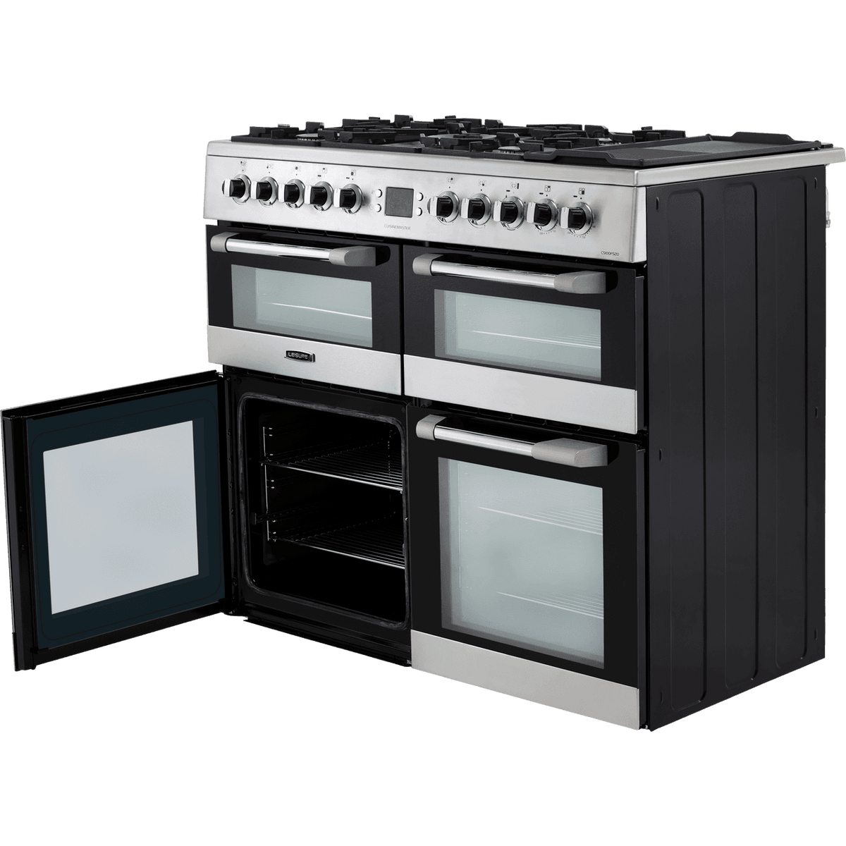 Leisure Cuisinemaster CS100F520X 100cm Dual Fuel Range Cooker - Stainless Steel - A-A-A Rated