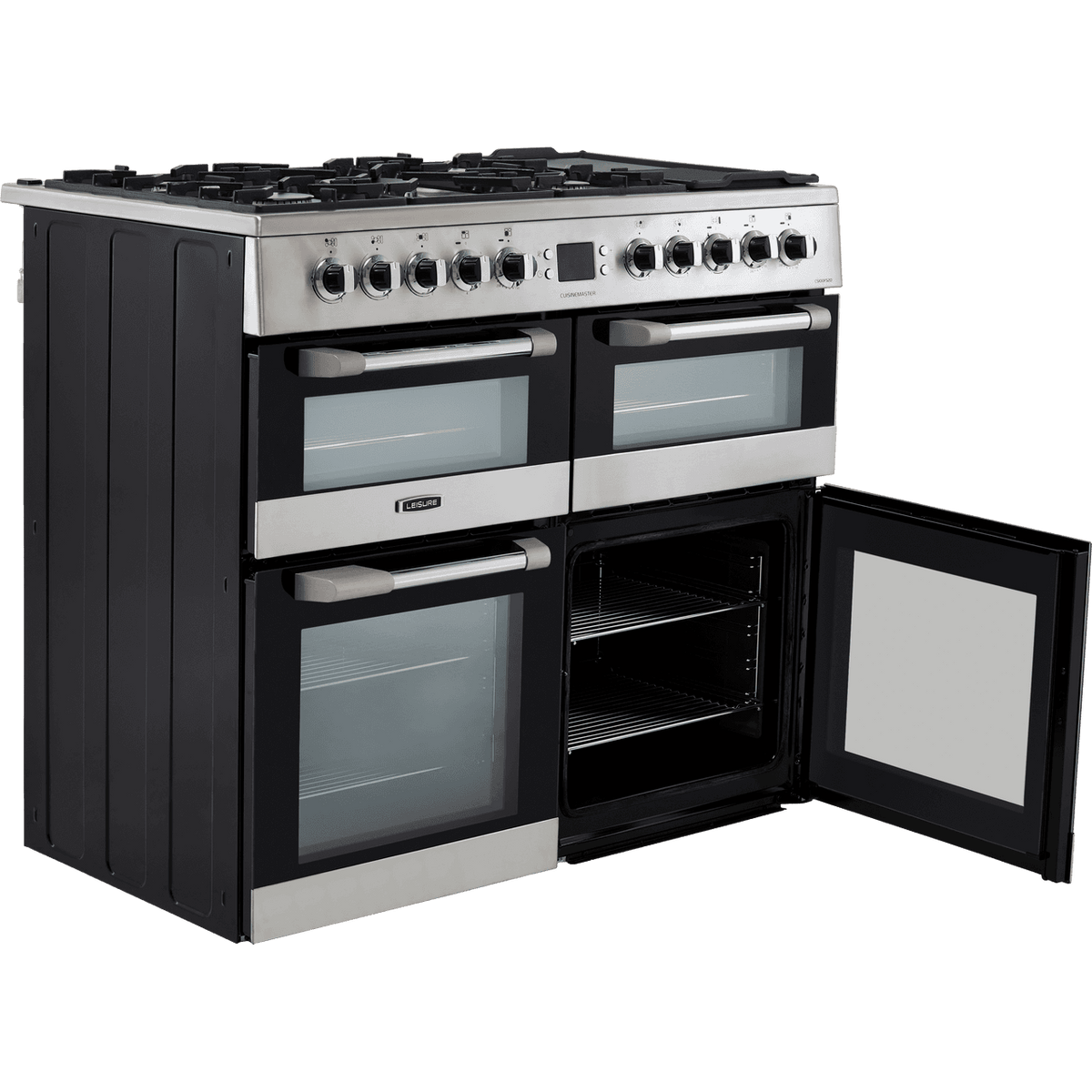 Leisure Cuisinemaster CS100F520X 100cm Dual Fuel Range Cooker - Stainless Steel - A-A-A Rated