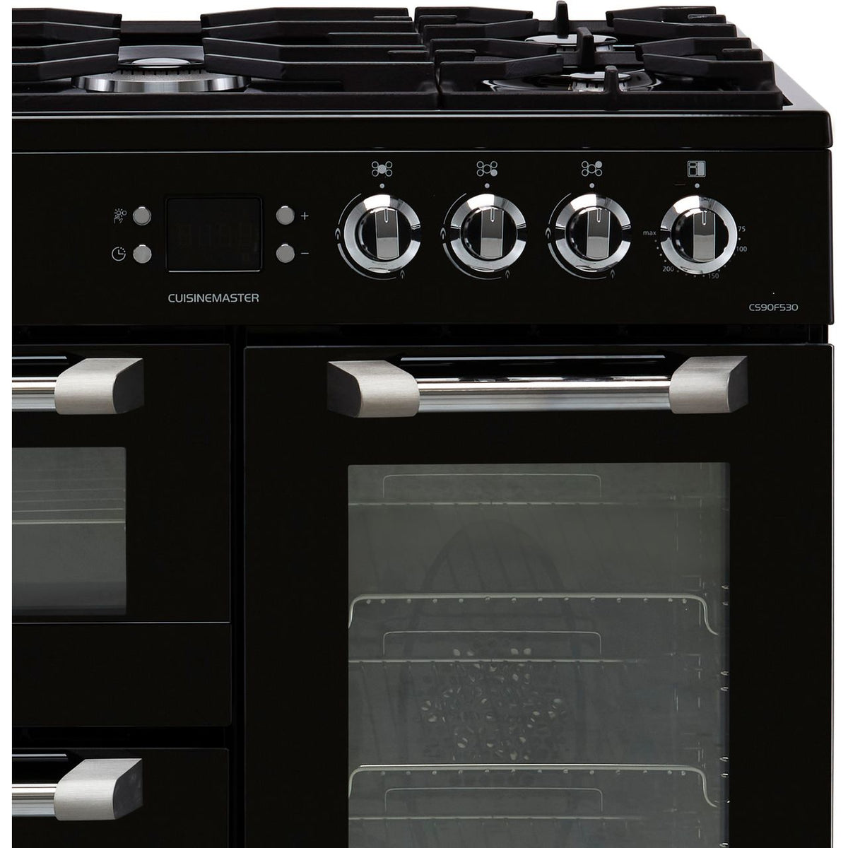 Leisure Cuisinemaster CS90F530K 90cm Dual Fuel Range Cooker - Black - A-A-A Rated