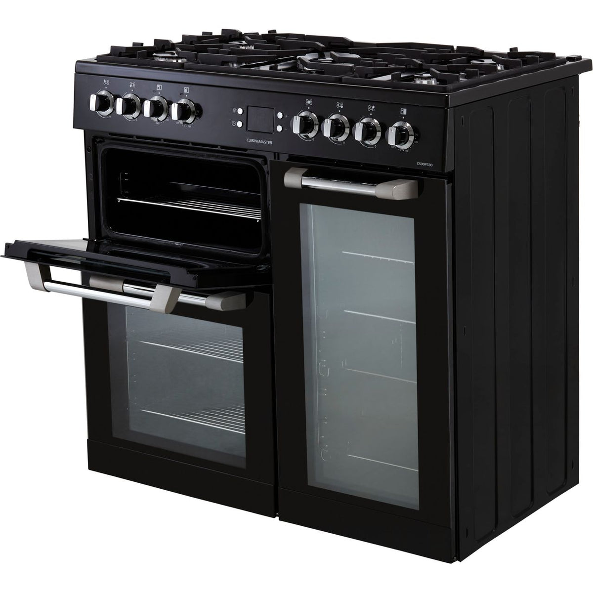 Leisure Cuisinemaster CS90F530K 90cm Dual Fuel Range Cooker - Black - A-A-A Rated