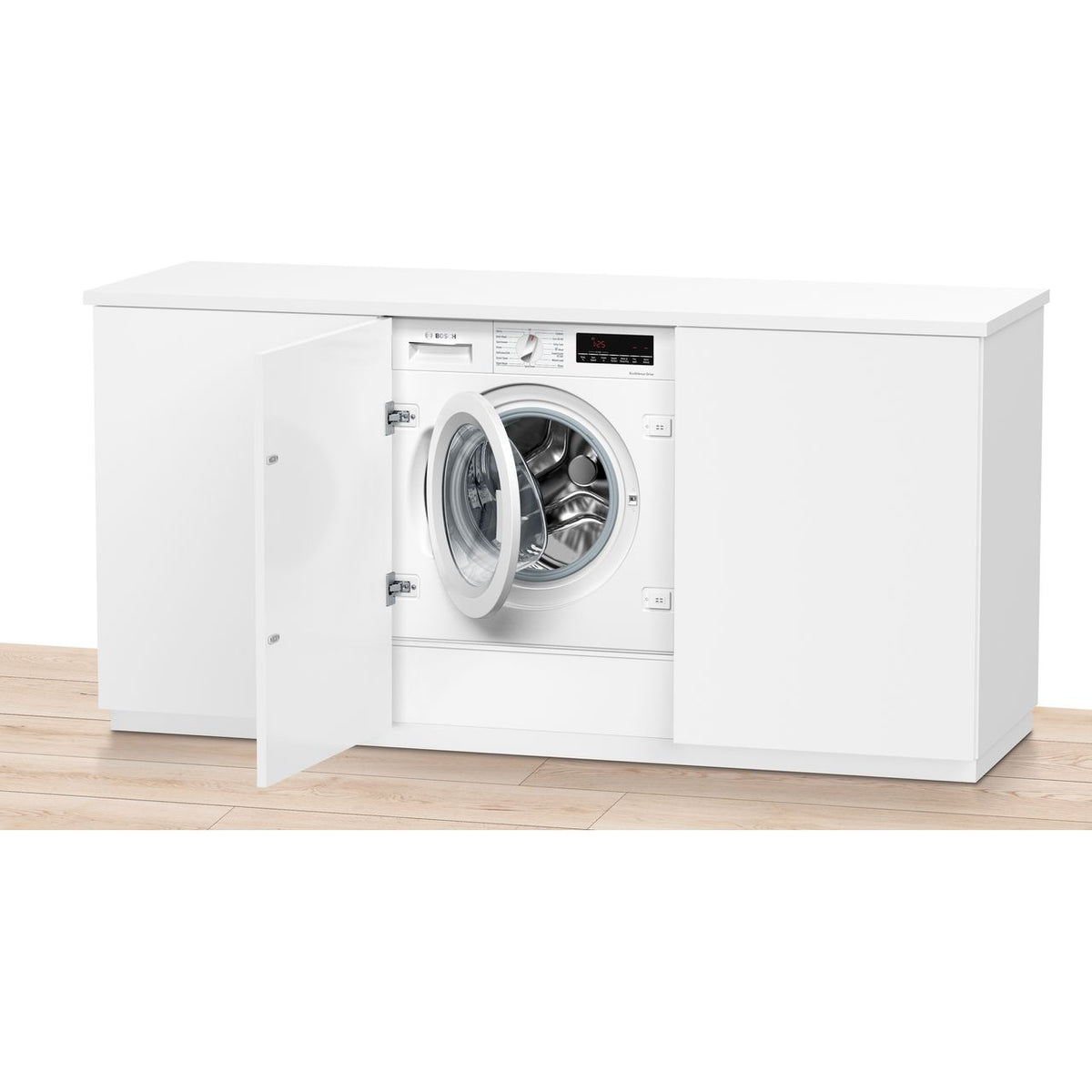 Bosch Series 8 WIW28502GB Integrated 8kg Washing Machine with 1400 rpm - White - C Rated