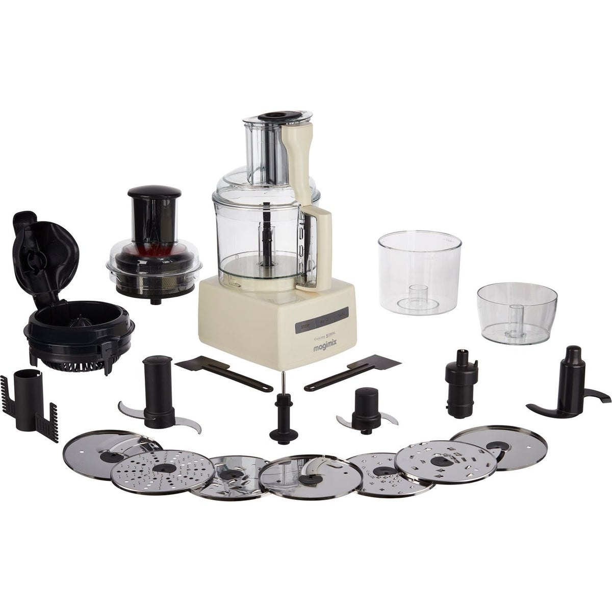 Magimix 5200XL Premium 18716 3.6 Litre Food Processor With 13 Accessories - Cream