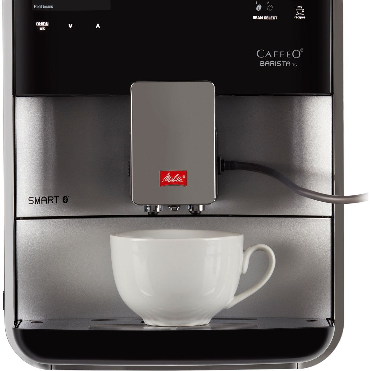 Melitta Barista TS Smart 6764548 Bean to Cup Coffee Machine - Silver