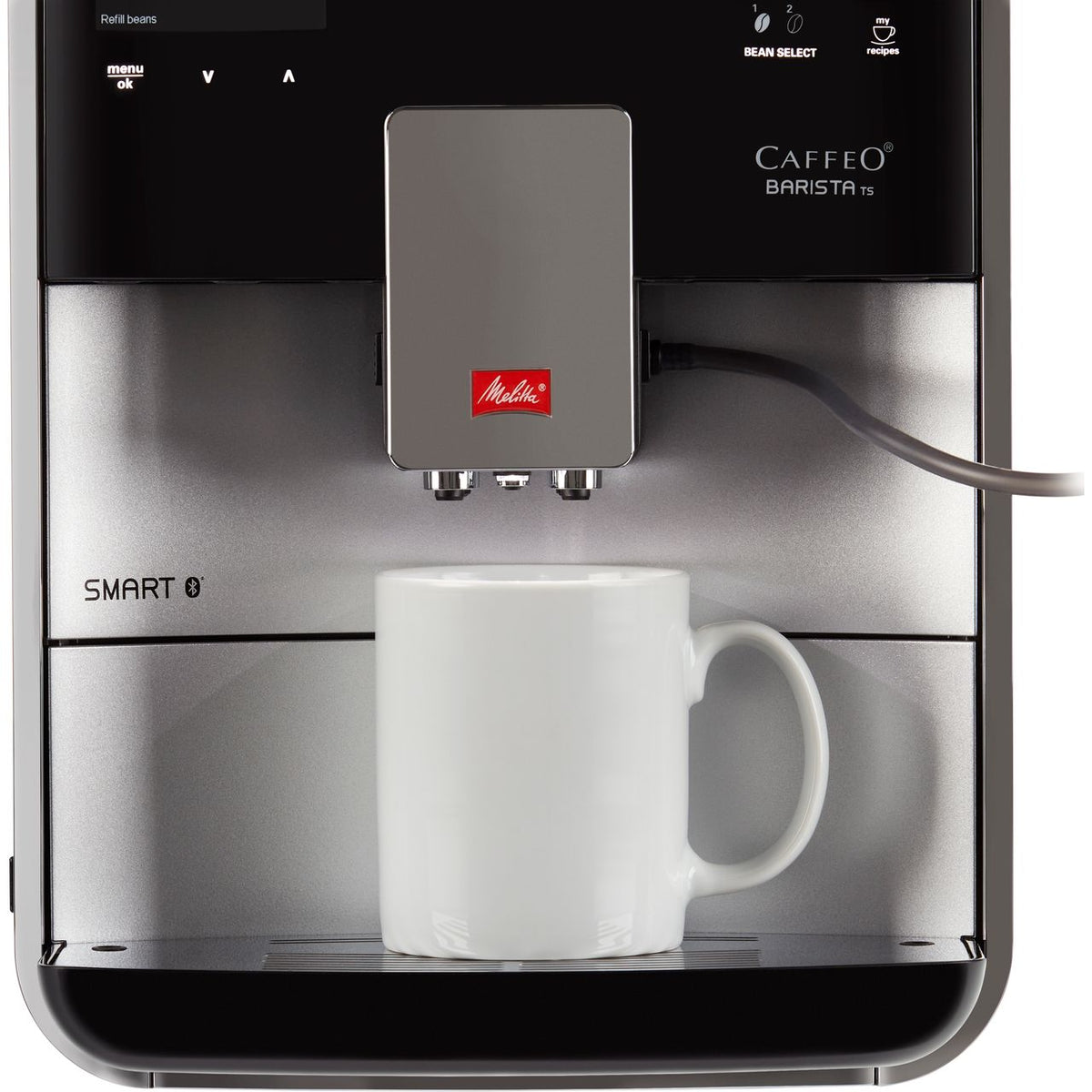 Melitta Barista TS Smart 6764548 Bean to Cup Coffee Machine - Silver