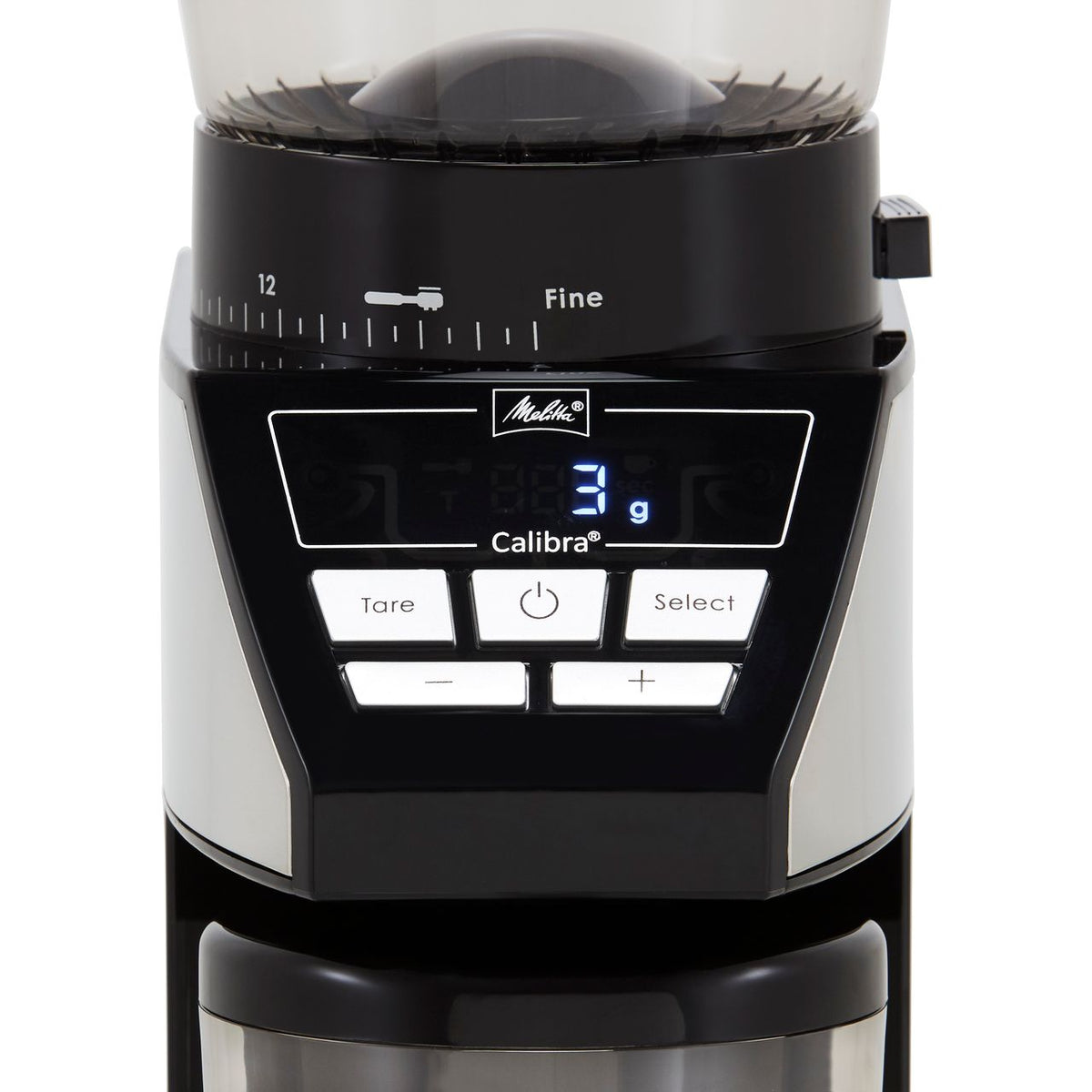 Melitta Calibra 6766579 - Black - Stainless Steel