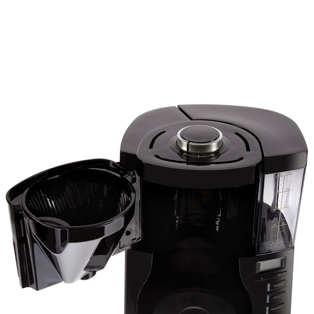 Melitta Look V Timer Black 1025-08 6766591 Filter Coffee Machine with Timer - Black - Stainless Steel