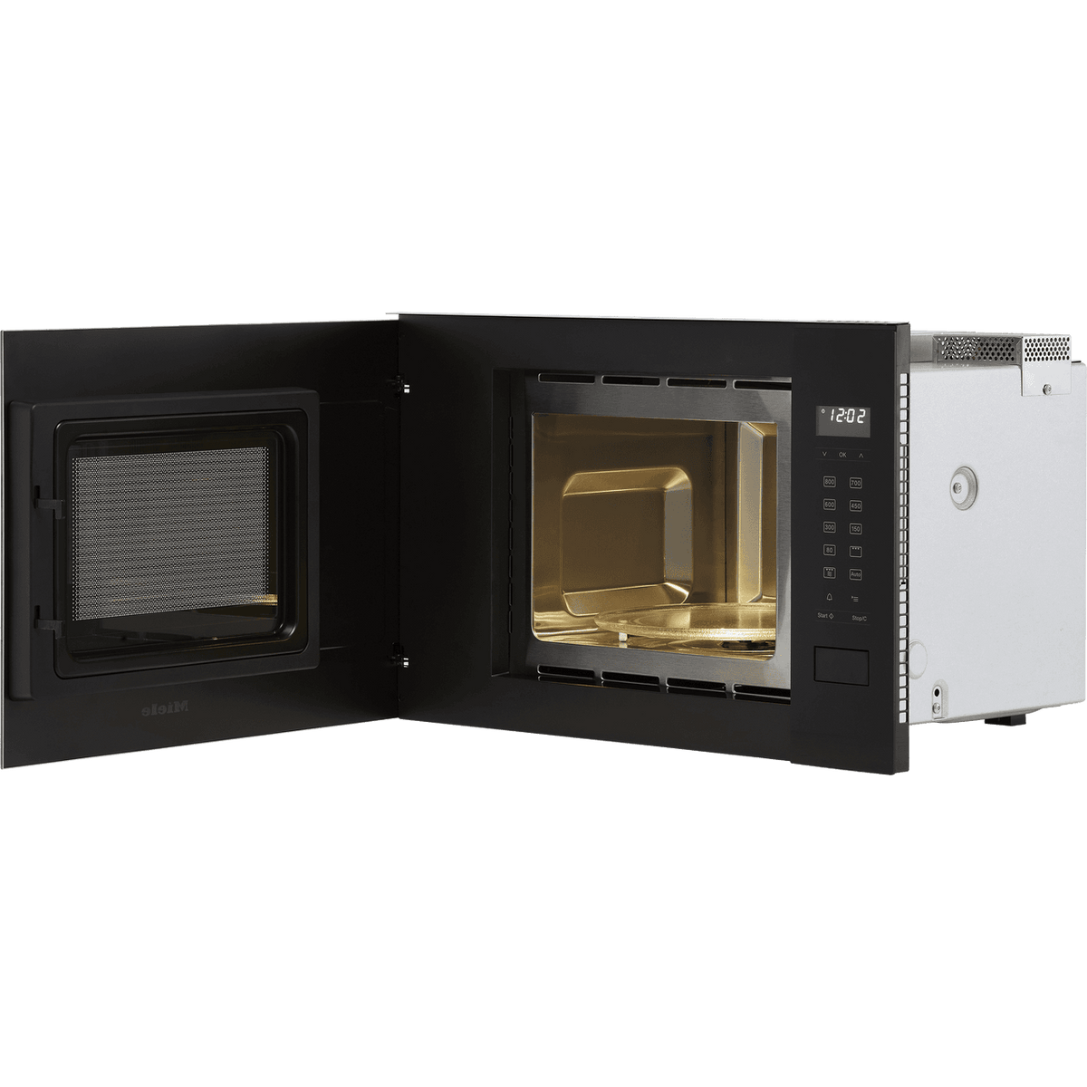 Miele M2234SC Built In Microwave With Grill - Obsidian Black