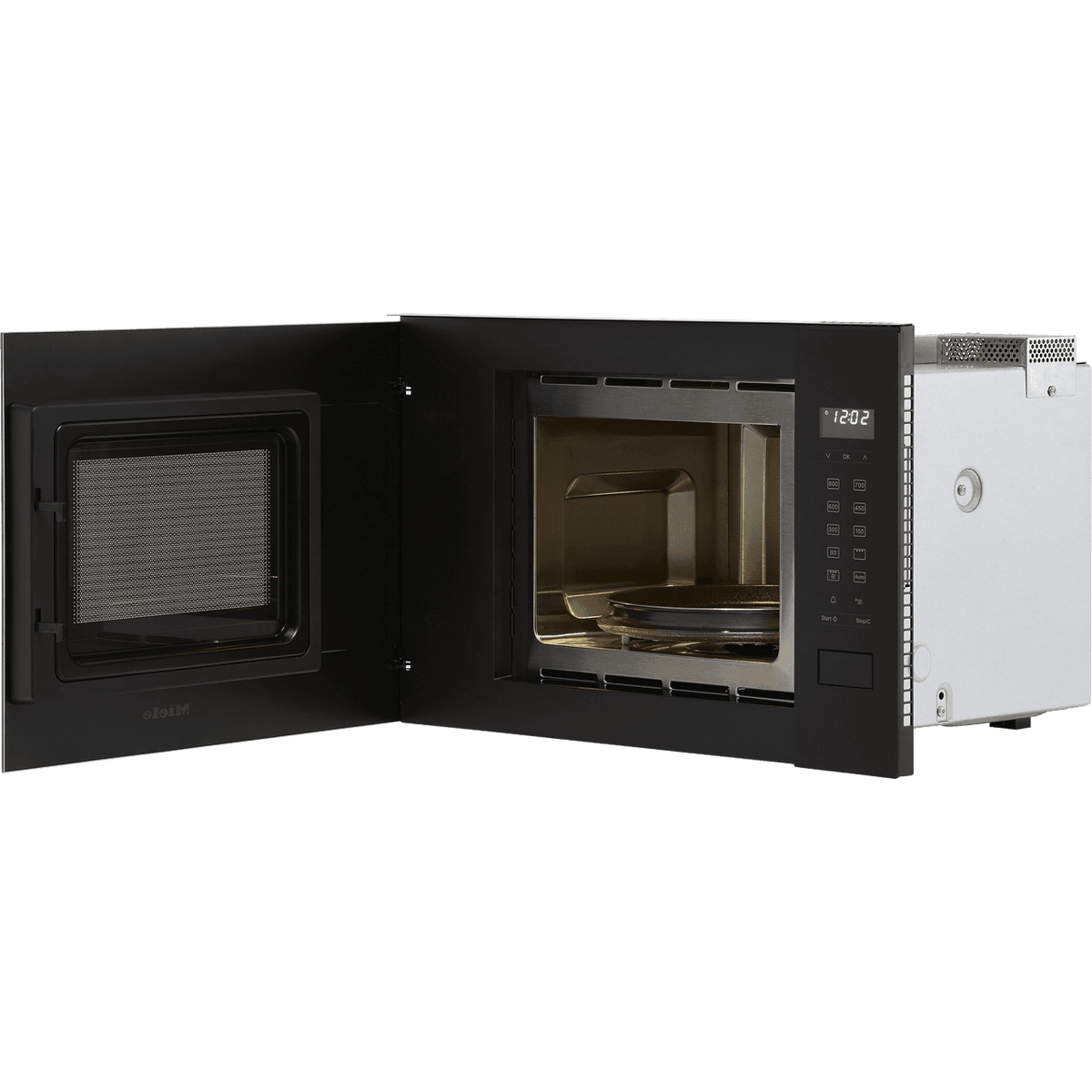 Miele M2234SC Built In Microwave With Grill - Obsidian Black