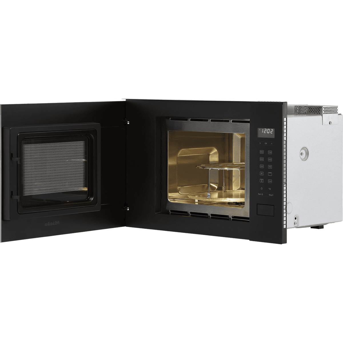 Miele M2234SC Built In Microwave With Grill - Obsidian Black