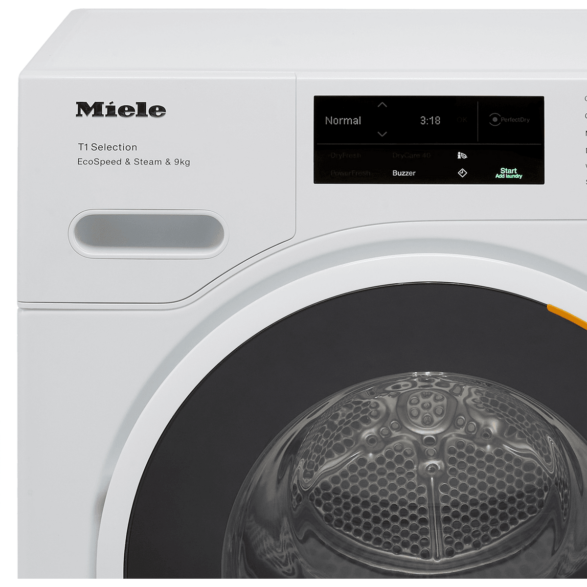 Miele TSL783WP Wifi Connected 9Kg Heat Pump Tumble Dryer - White - A+++ Rated