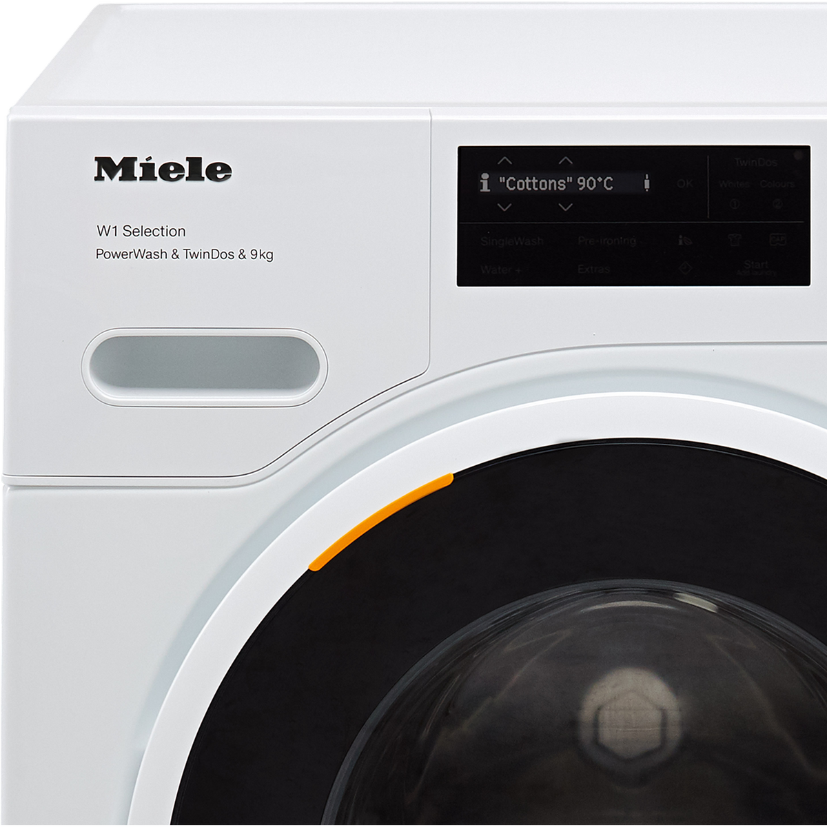 Miele W1 WSI863 9kg Washing Machine with 1600 rpm - White - A Rated