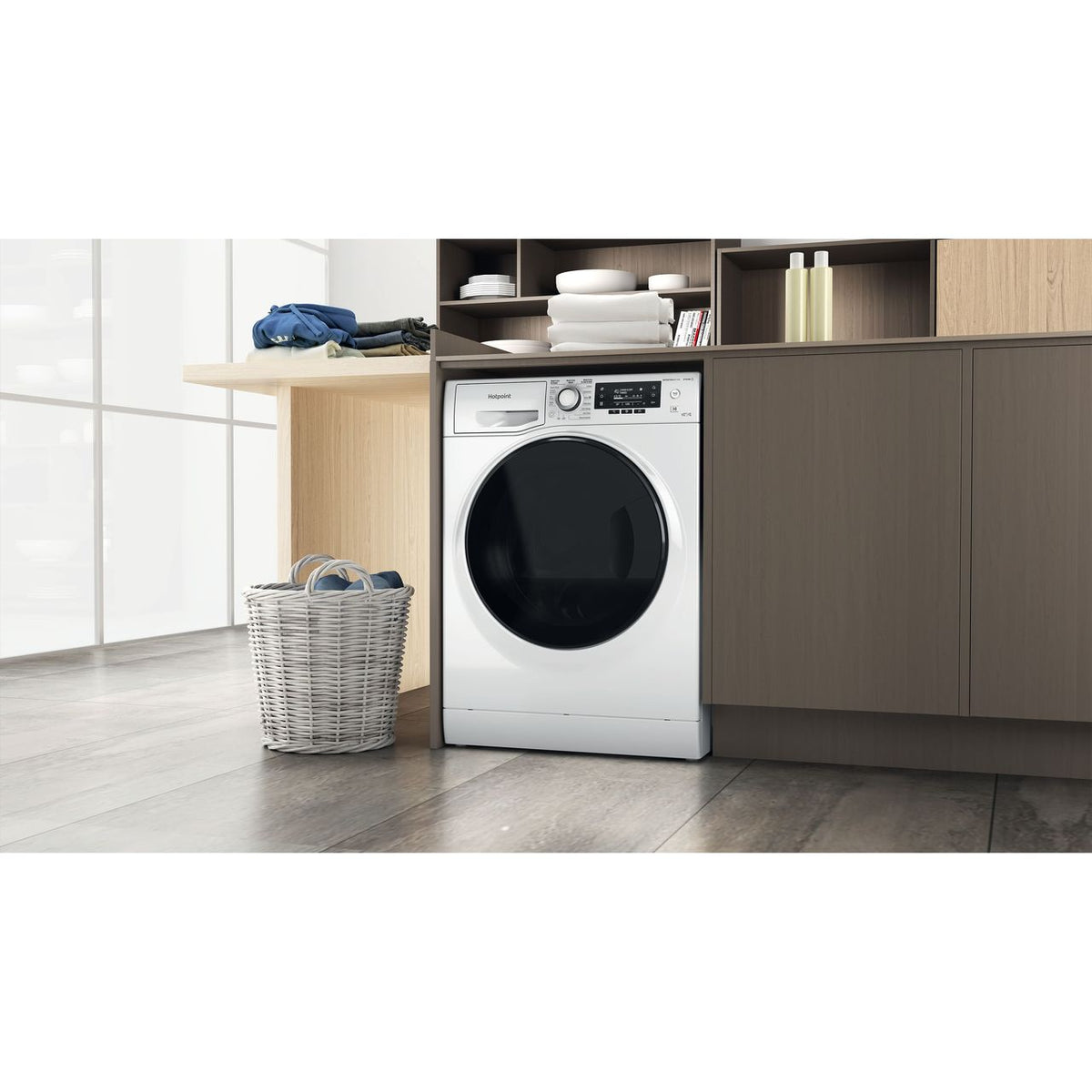 Hotpoint NDD9725DAUK 9Kg - 7Kg Washer Dryer with 1600 rpm - White - E Rated