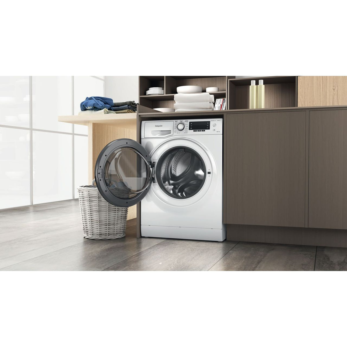 Hotpoint NDD9725DAUK 9Kg - 7Kg Washer Dryer with 1600 rpm - White - E Rated