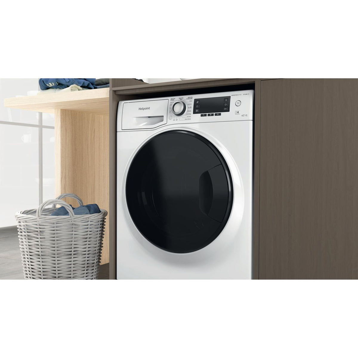 Hotpoint NDD9725DAUK 9Kg - 7Kg Washer Dryer with 1600 rpm - White - E Rated