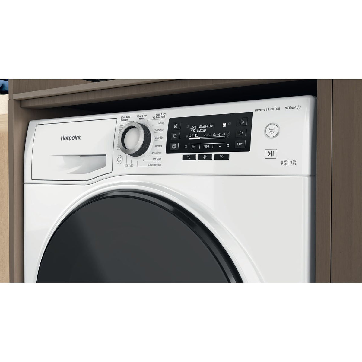 Hotpoint NDD9725DAUK 9Kg - 7Kg Washer Dryer with 1600 rpm - White - E Rated