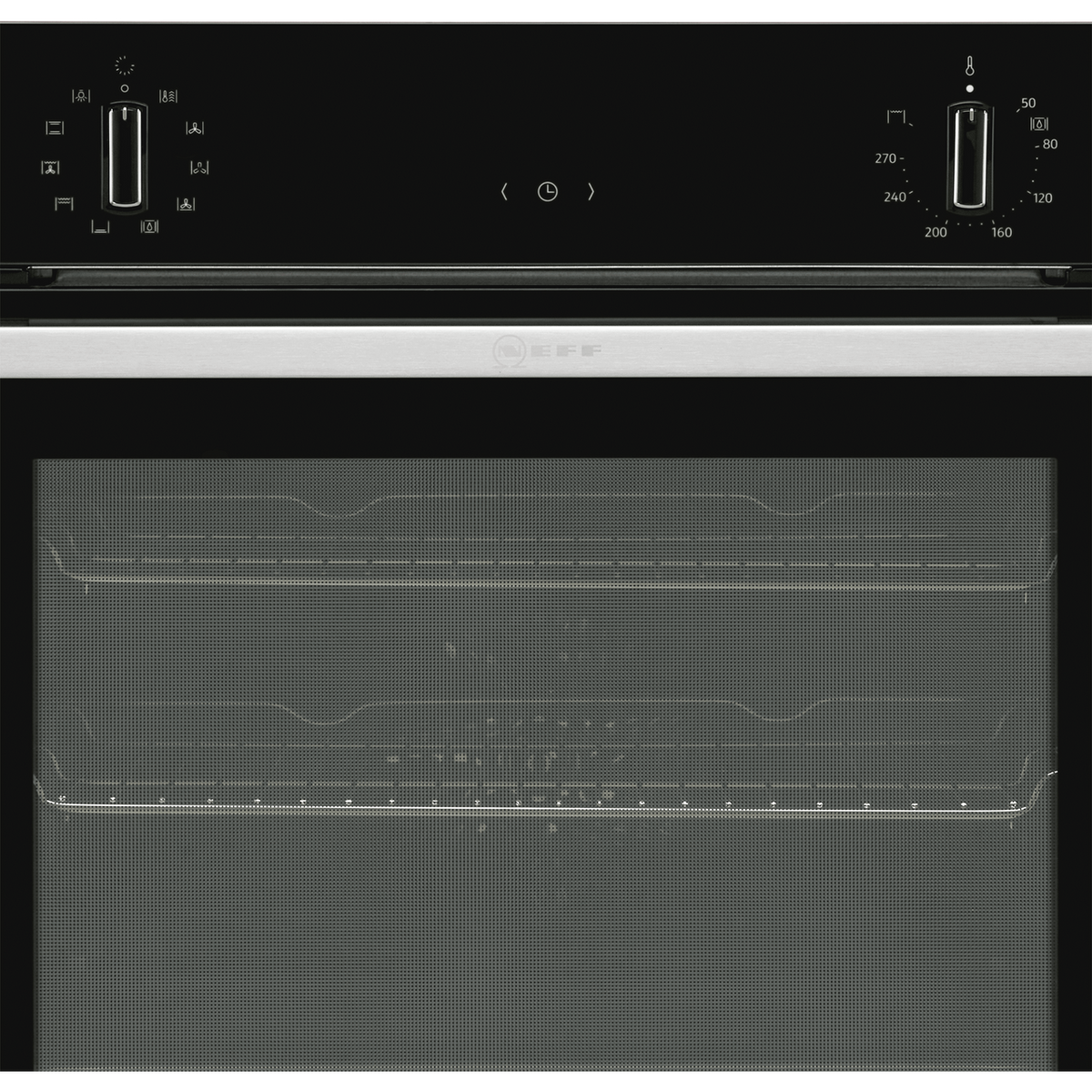 NEFF N50 Slide&Hide® B3ACE4HN0B Built In Electric Single Oven - Stainless Steel - A Rated