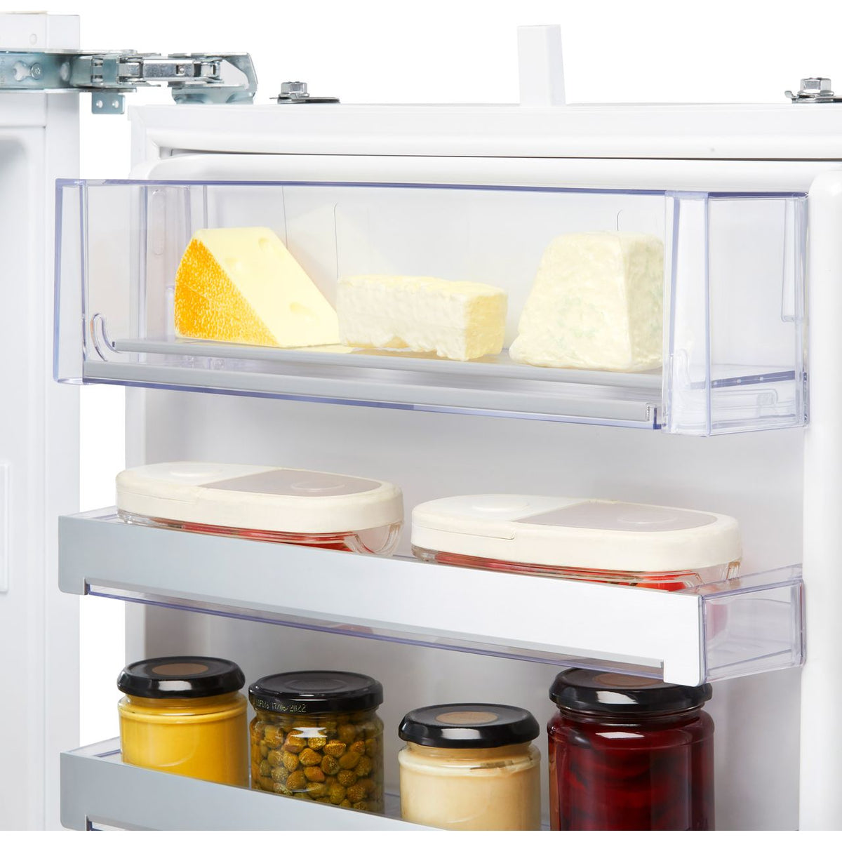 NEFF N70 KI6863FE0G Integrated 60-40 Fridge Freezer with Fixed Door Fixing Kit - White - E Rated