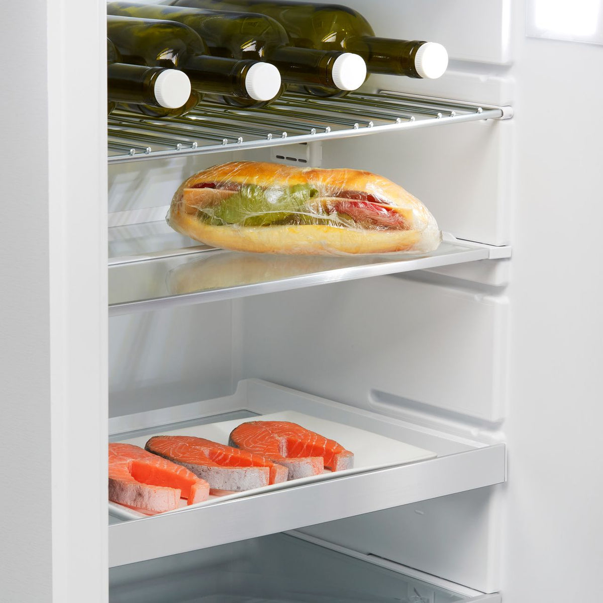 NEFF N70 KI6863FE0G Integrated 60-40 Fridge Freezer with Fixed Door Fixing Kit - White - E Rated