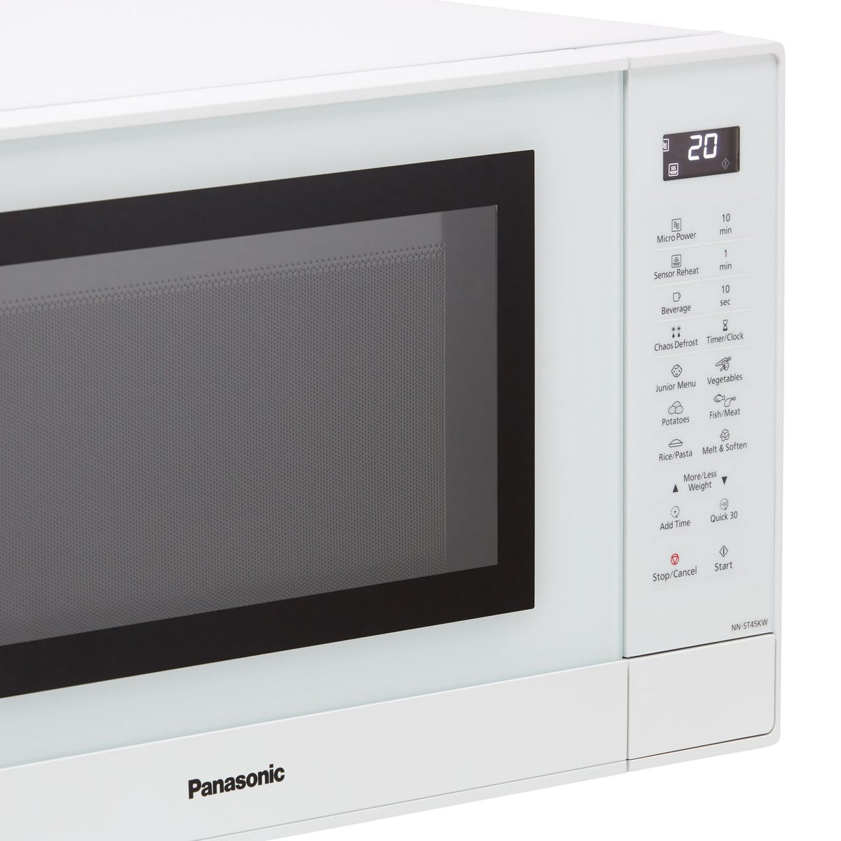 Panasonic NN-ST45KWBPQ 32 Litre Microwave - White