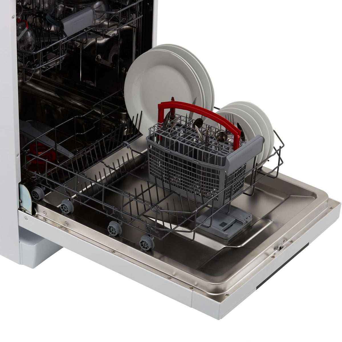 Sharp QW-NA1CF47EW-EN Standard Dishwasher - White - E Rated