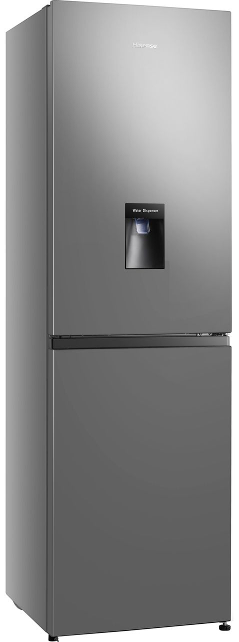 Hisense RB327N4WCE 50-50 Total No Frost Fridge Freezer - Stainless Steel - E Rated