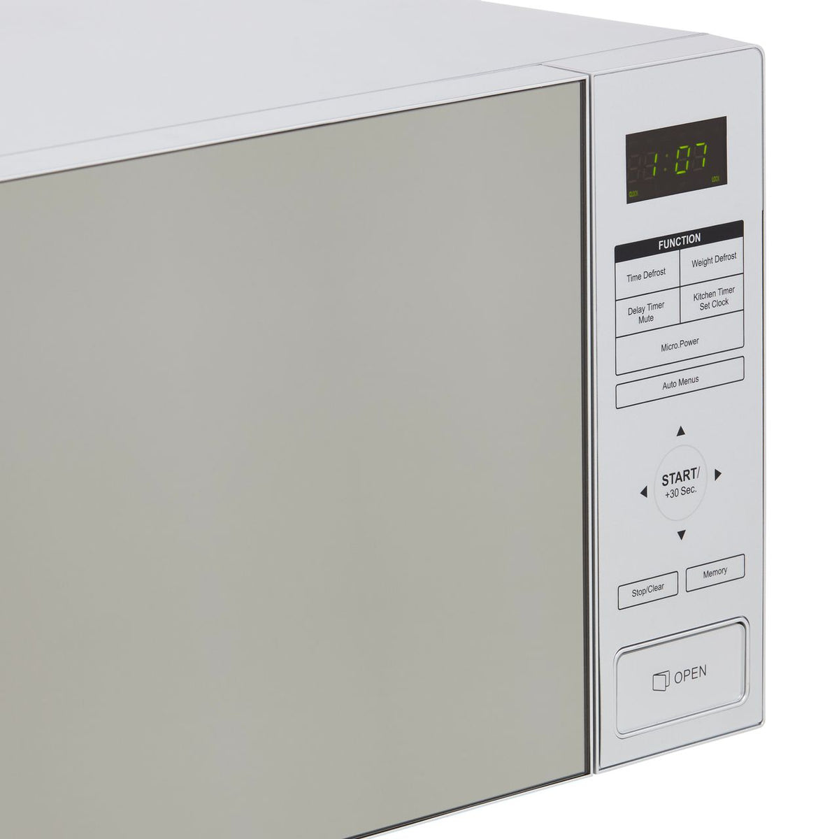 Sharp RBS232TM 23 Litre Microwave - Mirror Glass - Grey