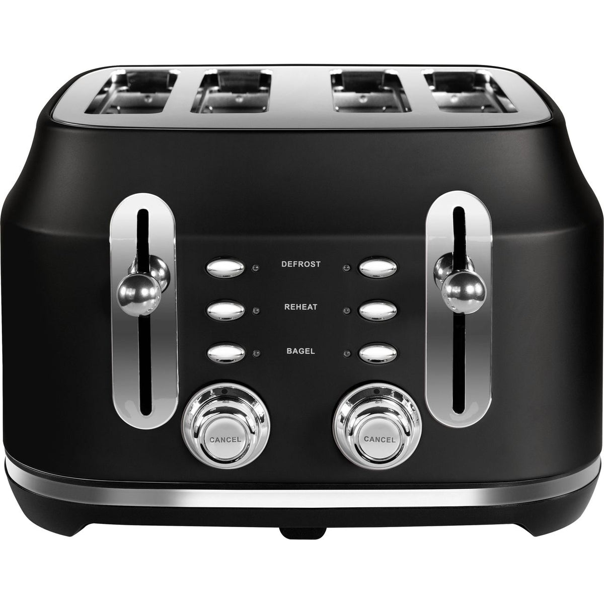 Rangemaster RMCL4S201BK 4 Slice Toaster - Black