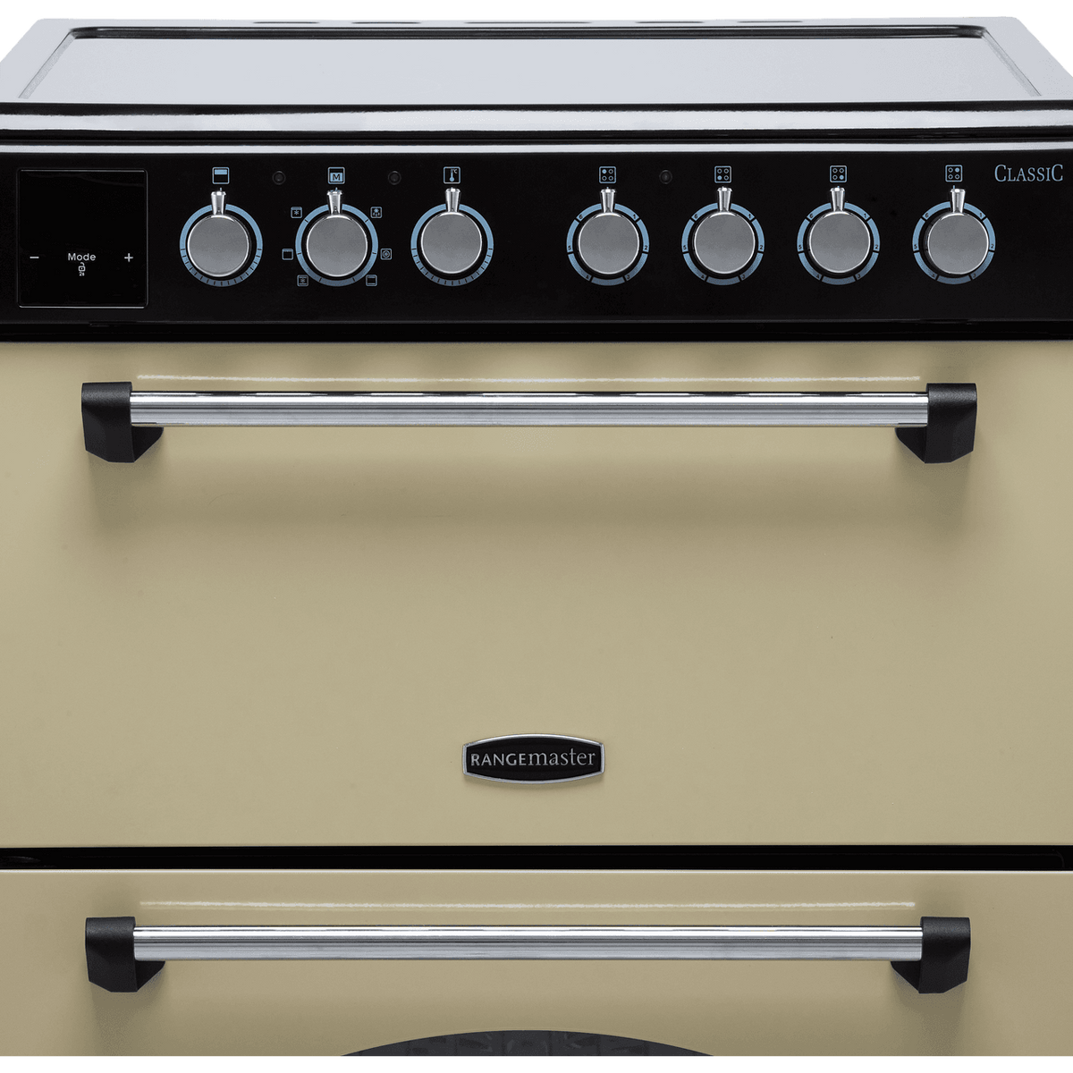 Rangemaster Classic 60 CLA60ECCR-C Electric Cooker with Ceramic Hob - Cream - Chrome - A-A Rated