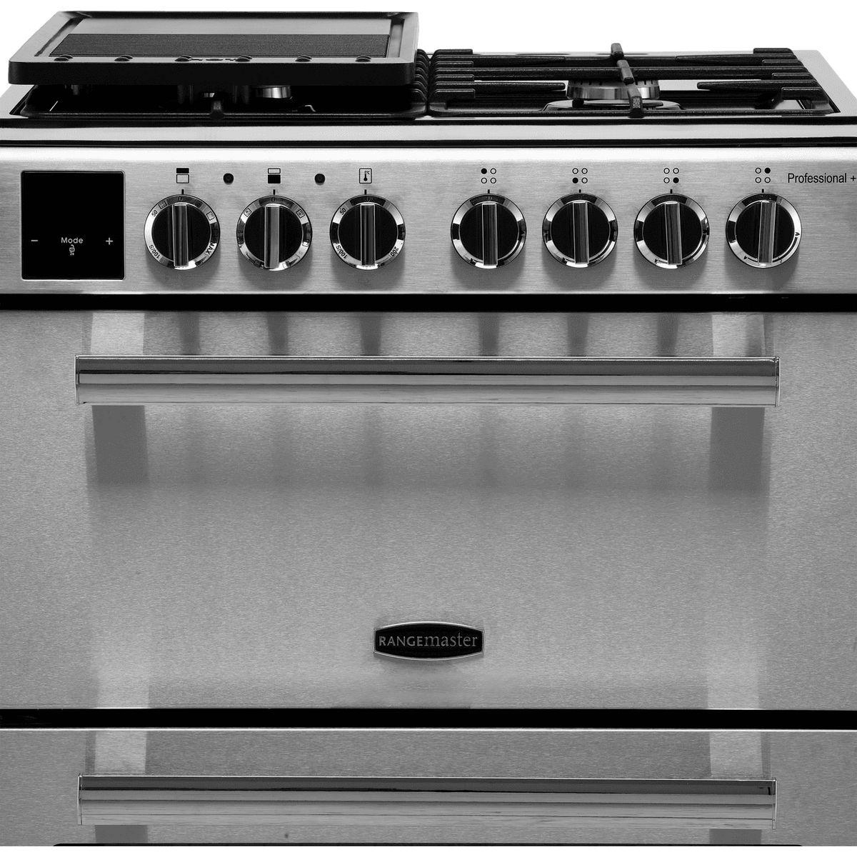 Rangemaster Professional Plus 60 PROPL60DFFSS-C Dual Fuel Cooker - Stainless Steel - Chrome - A-A Rated