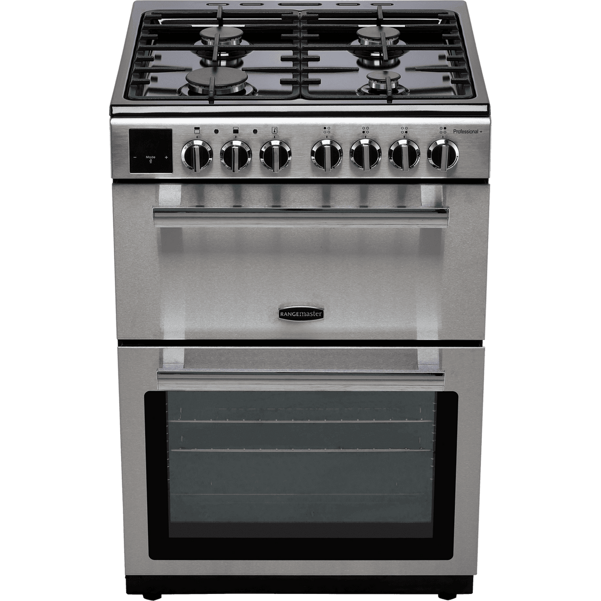 Rangemaster Professional Plus 60 PROPL60DFFSS-C Dual Fuel Cooker - Stainless Steel - Chrome - A-A Rated