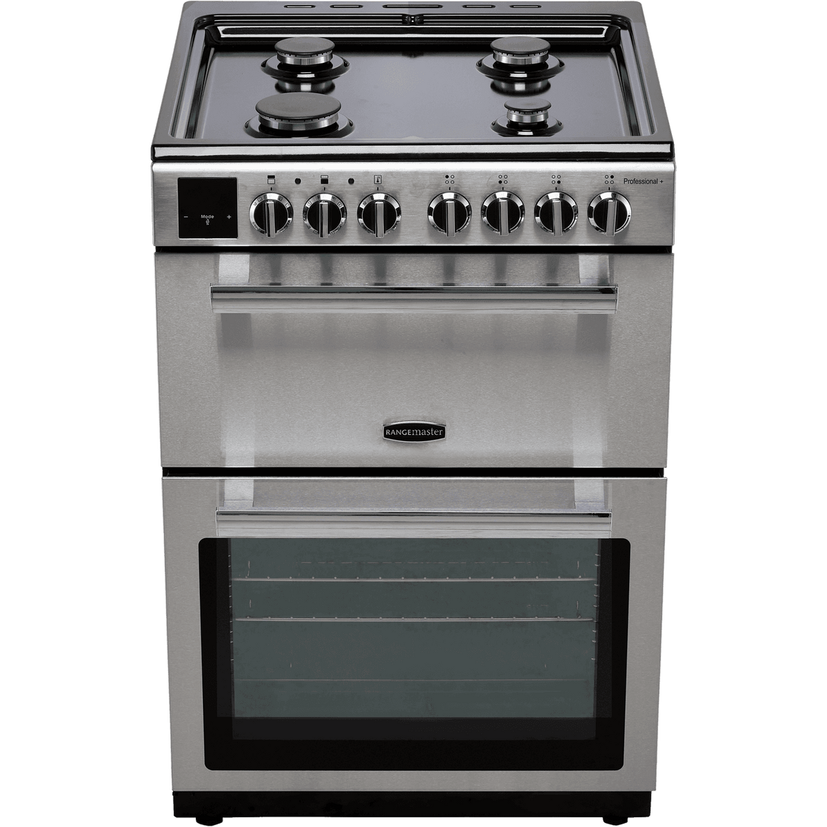 Rangemaster Professional Plus 60 PROPL60DFFSS-C Dual Fuel Cooker - Stainless Steel - Chrome - A-A Rated