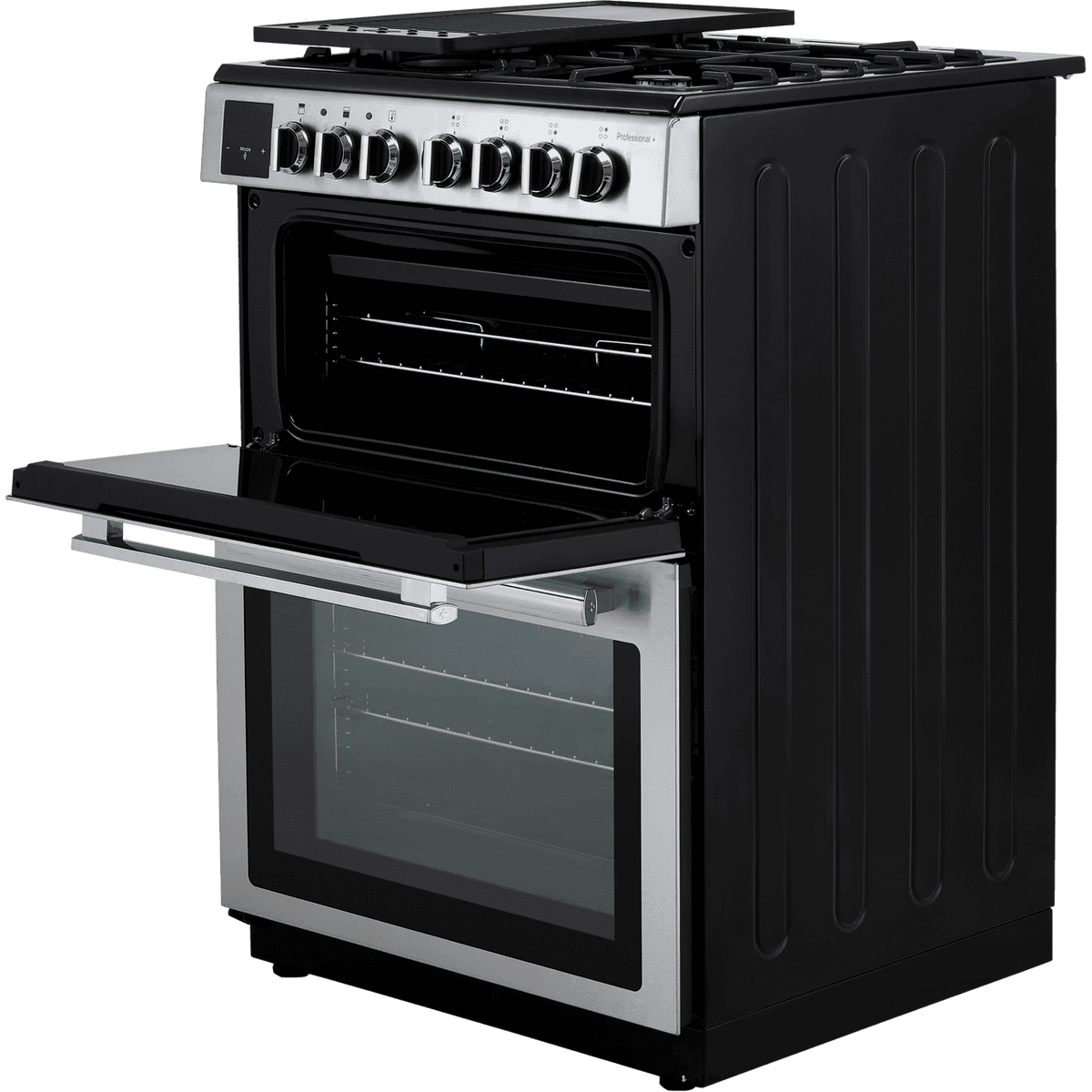 Rangemaster Professional Plus 60 PROPL60DFFSS-C Dual Fuel Cooker - Stainless Steel - Chrome - A-A Rated