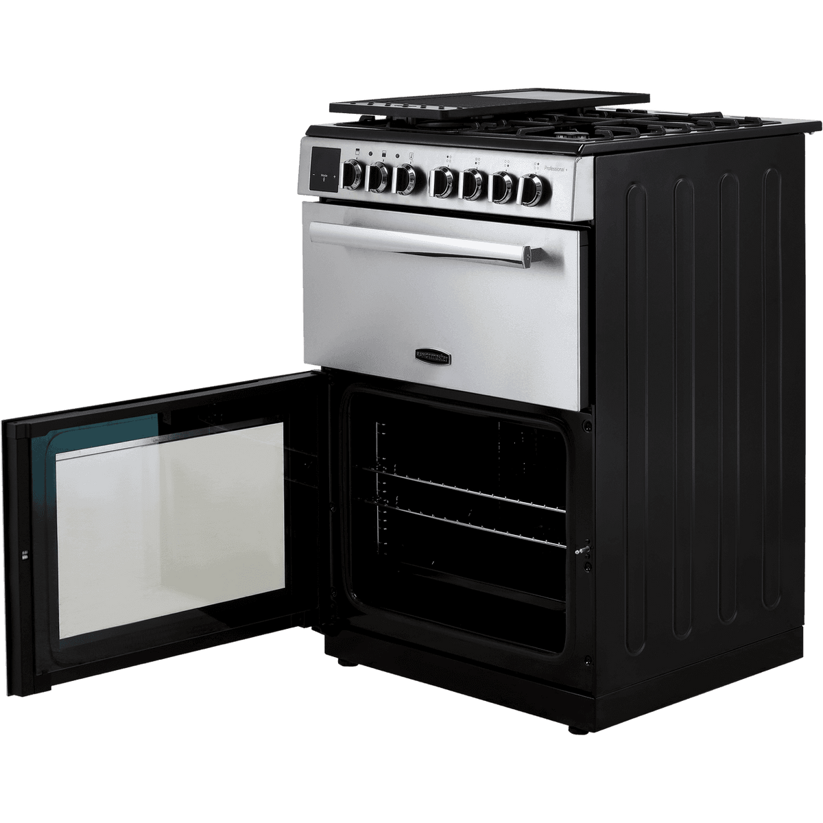 Rangemaster Professional Plus 60 PROPL60DFFSS-C Dual Fuel Cooker - Stainless Steel - Chrome - A-A Rated