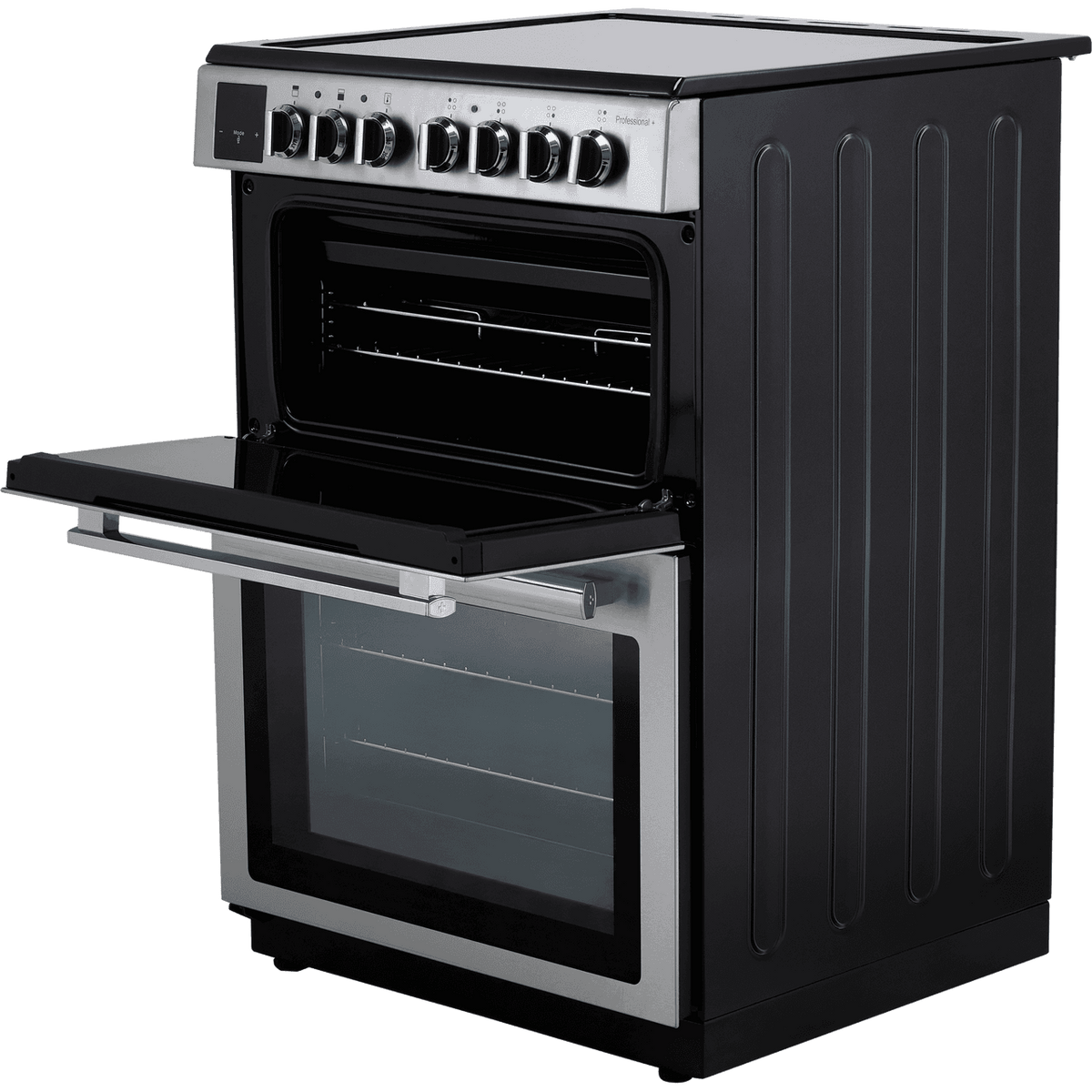 Rangemaster Professional Plus 60 PROPL60ECSS-C Electric Cooker with Ceramic Hob - Stainless Steel - Chrome - A-A Rated