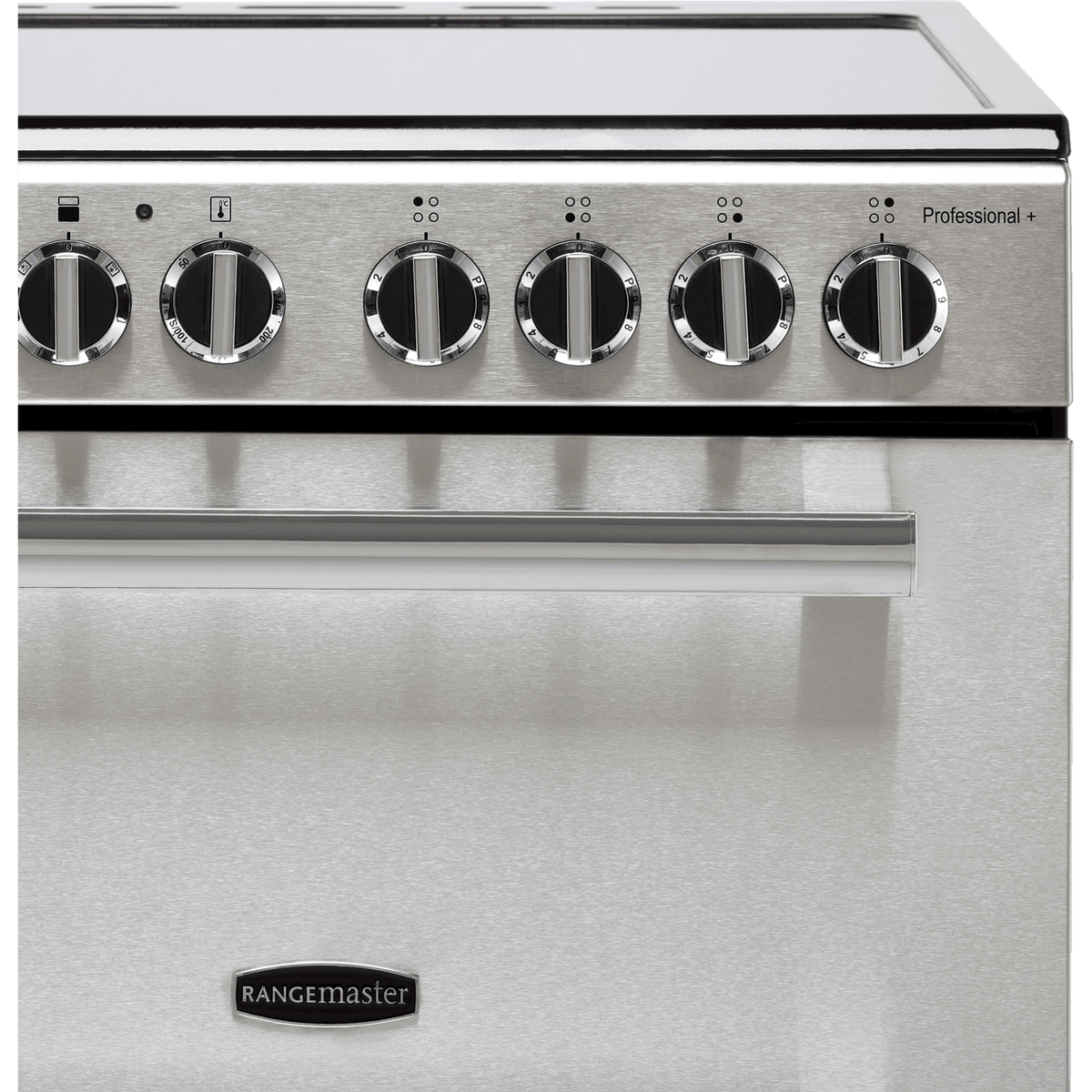 Rangemaster Professional Plus 60 PROPL60EISS-C Electric Cooker with Induction Hob - Stainless Steel - Chrome - A-A Rated