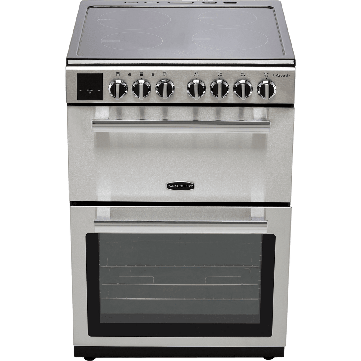 Rangemaster Professional Plus 60 PROPL60EISS-C Electric Cooker with Induction Hob - Stainless Steel - Chrome - A-A Rated