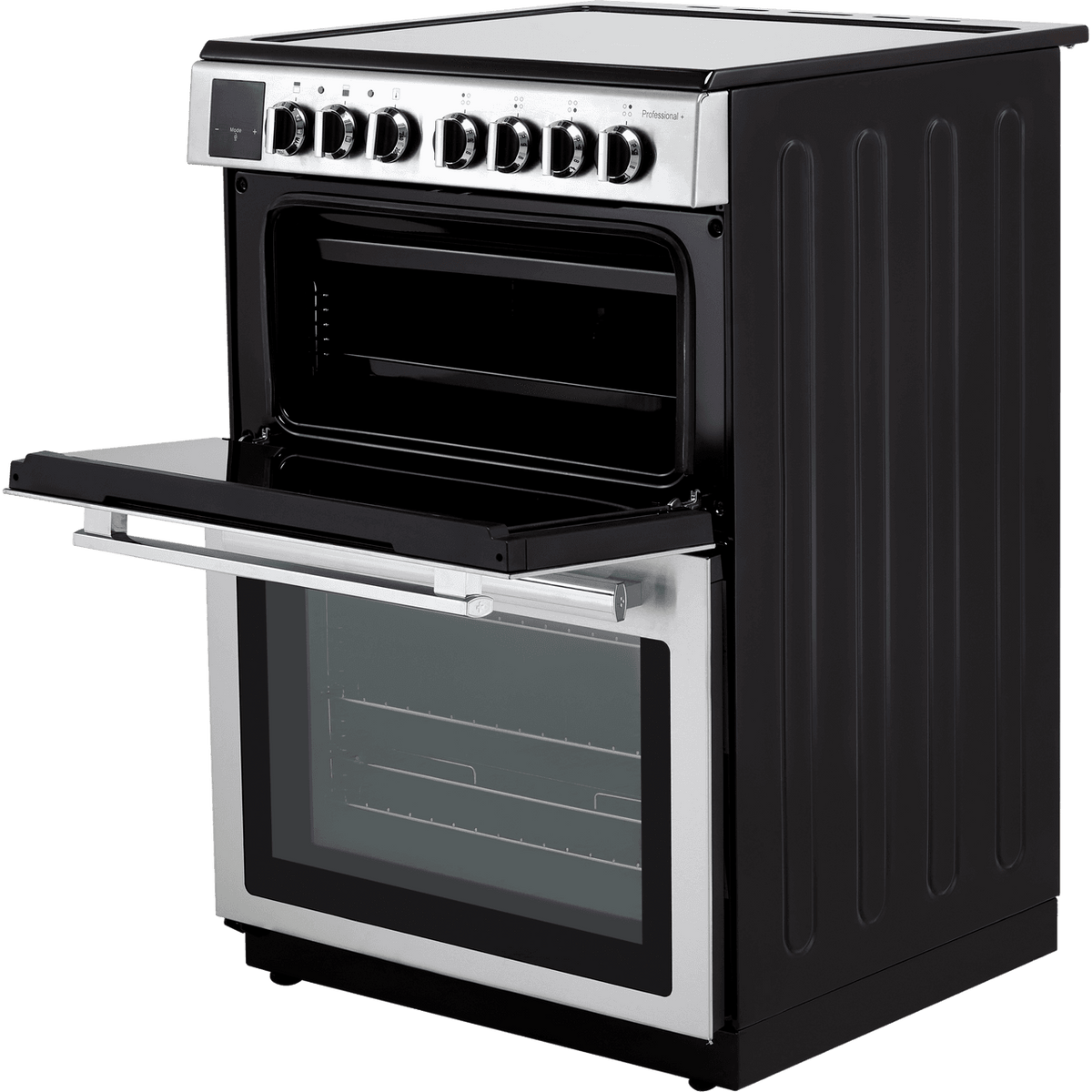 Rangemaster Professional Plus 60 PROPL60EISS-C Electric Cooker with Induction Hob - Stainless Steel - Chrome - A-A Rated