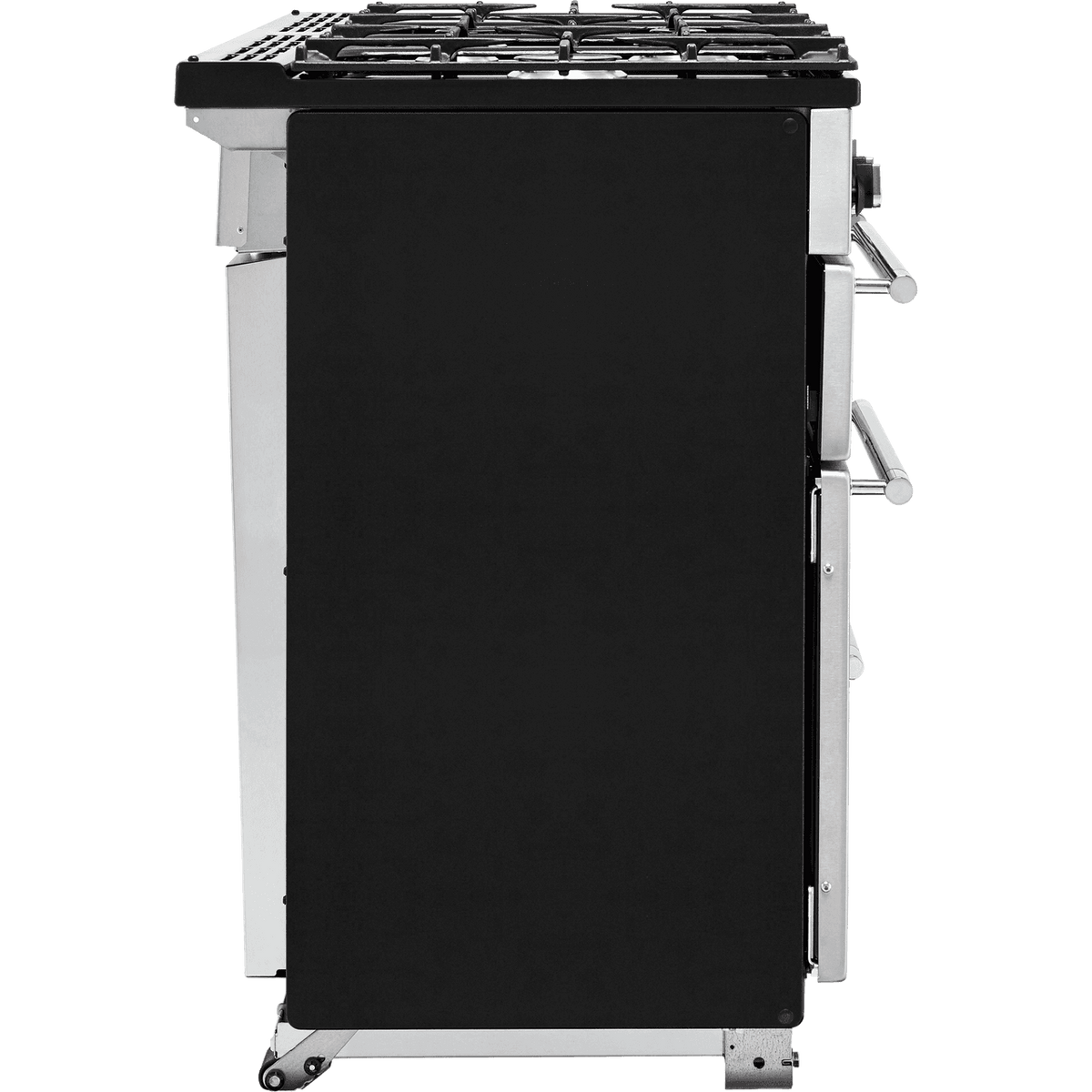 Rangemaster Toledo + TOLP110DFFSS-C 110cm Dual Fuel Range Cooker - Stainless Steel - Chrome - A-A Rated