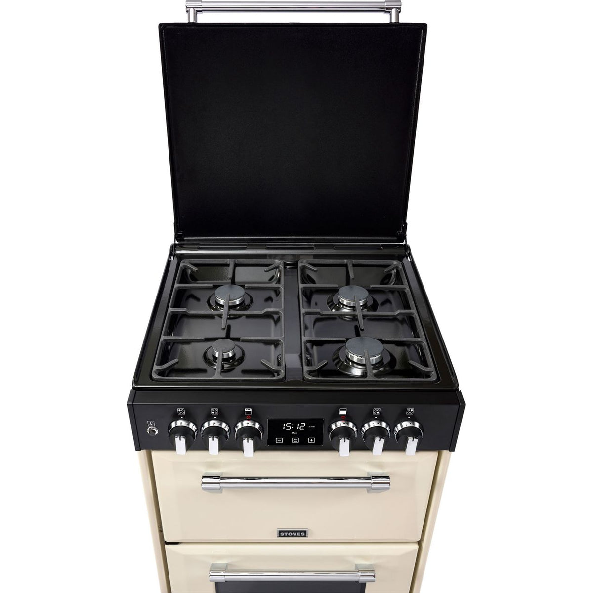 Stoves Richmond600DF 60cm Dual Fuel Cooker - Cream - A-A Rated