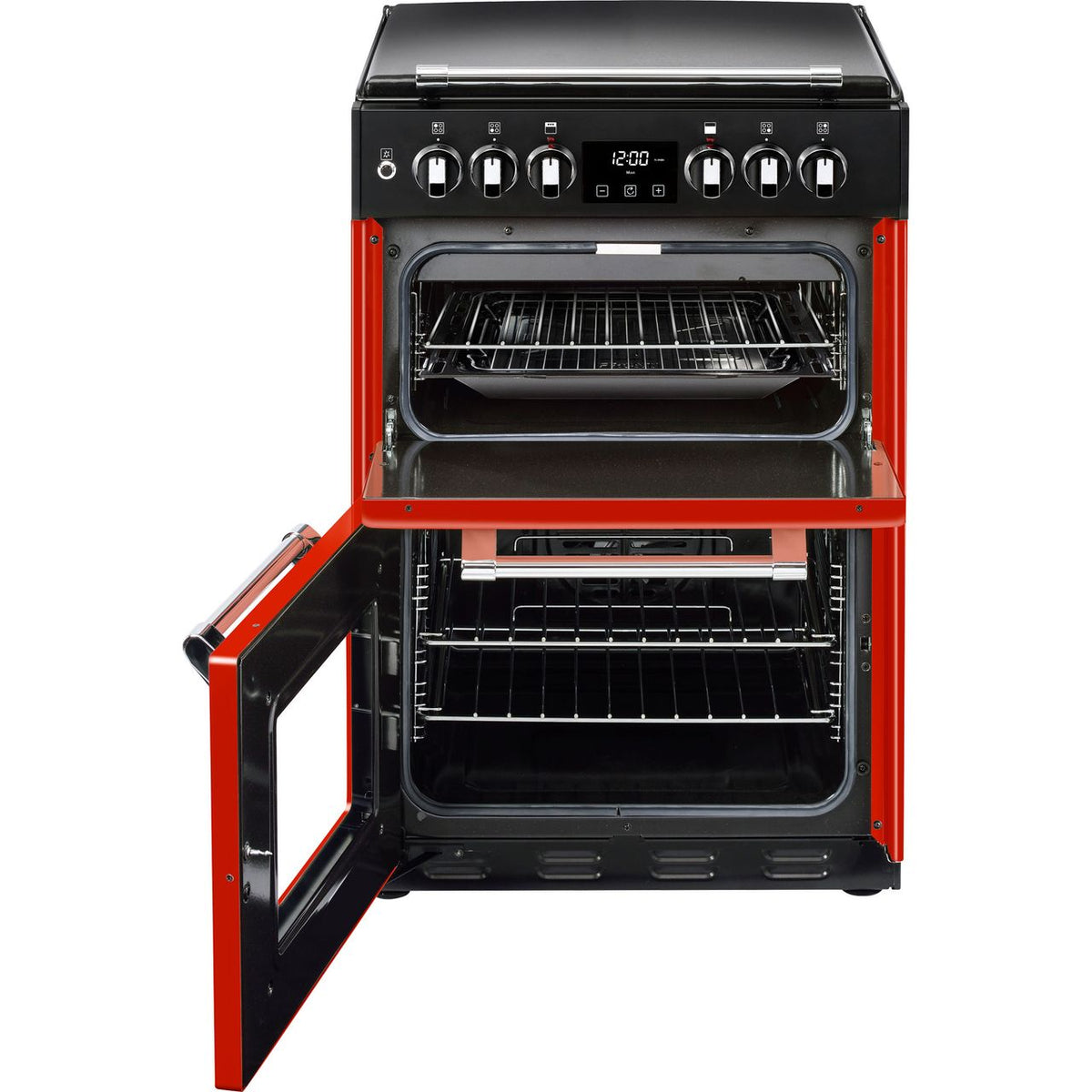 Stoves Richmond600DF 60cm Dual Fuel Cooker - Hot Jalapeno - A-A Rated