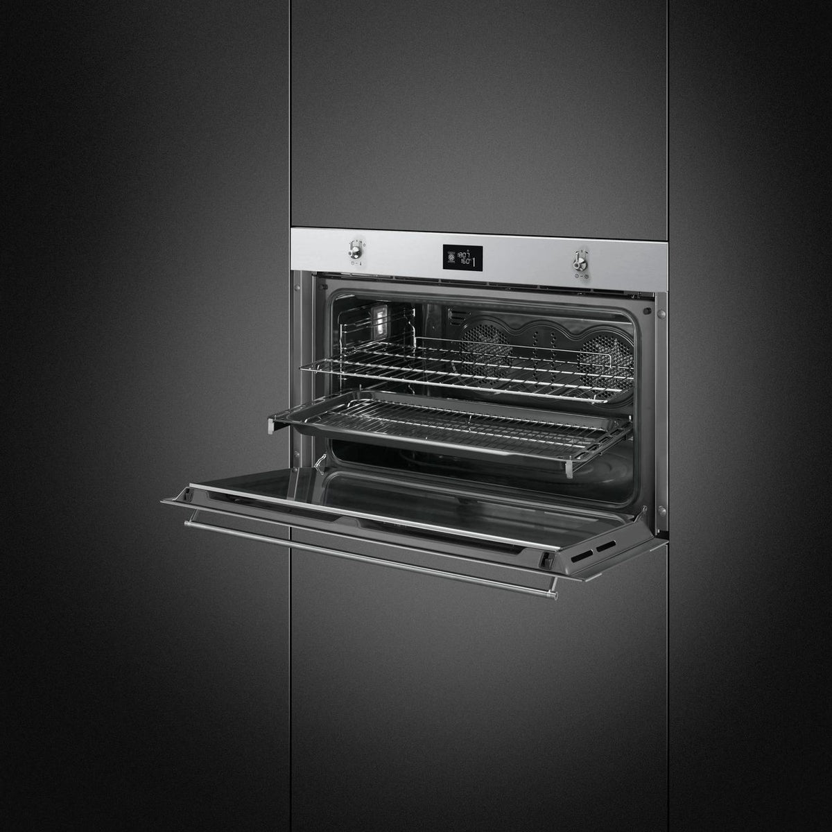 Smeg Classic SF9390X1 Built In Electric Single Oven - Stainless Steel - A+ Rated