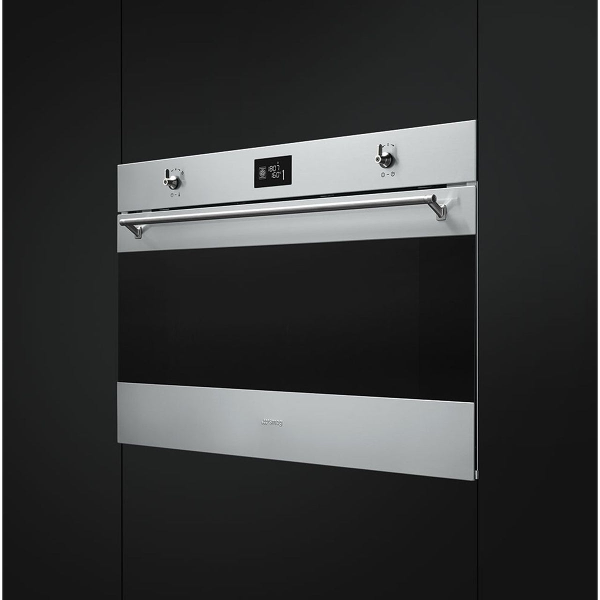 Smeg Classic SF9390X1 Built In Electric Single Oven - Stainless Steel - A+ Rated