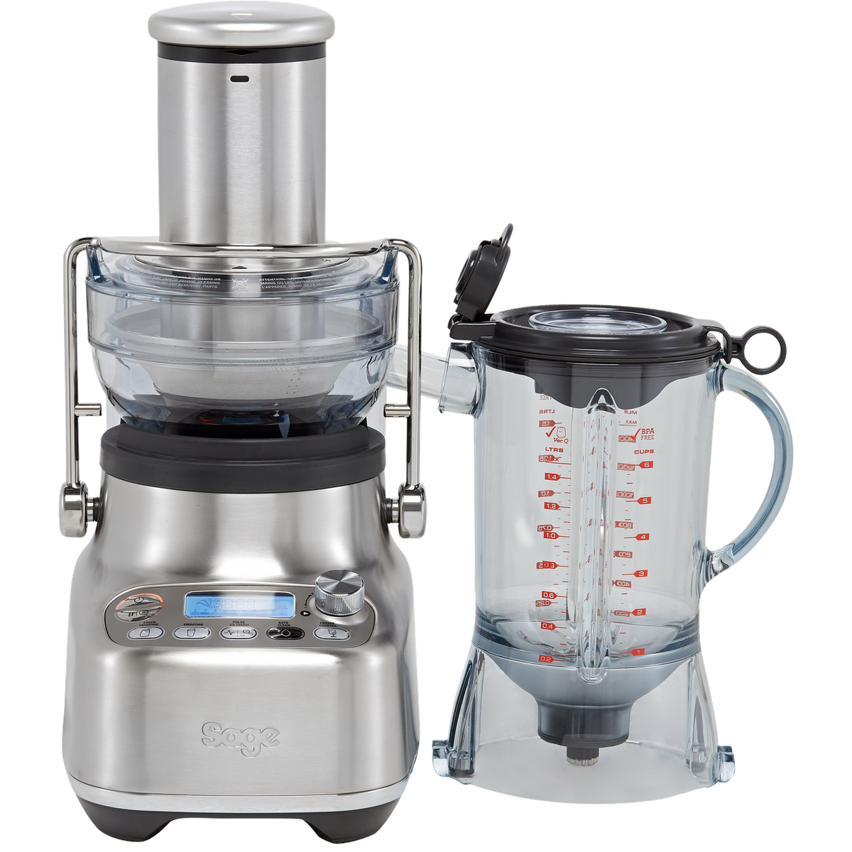 Sage The 3X Bluicer™ Pro SJB815BSS2GUK1 Juicer & Blender - Brushed Stainless Steel