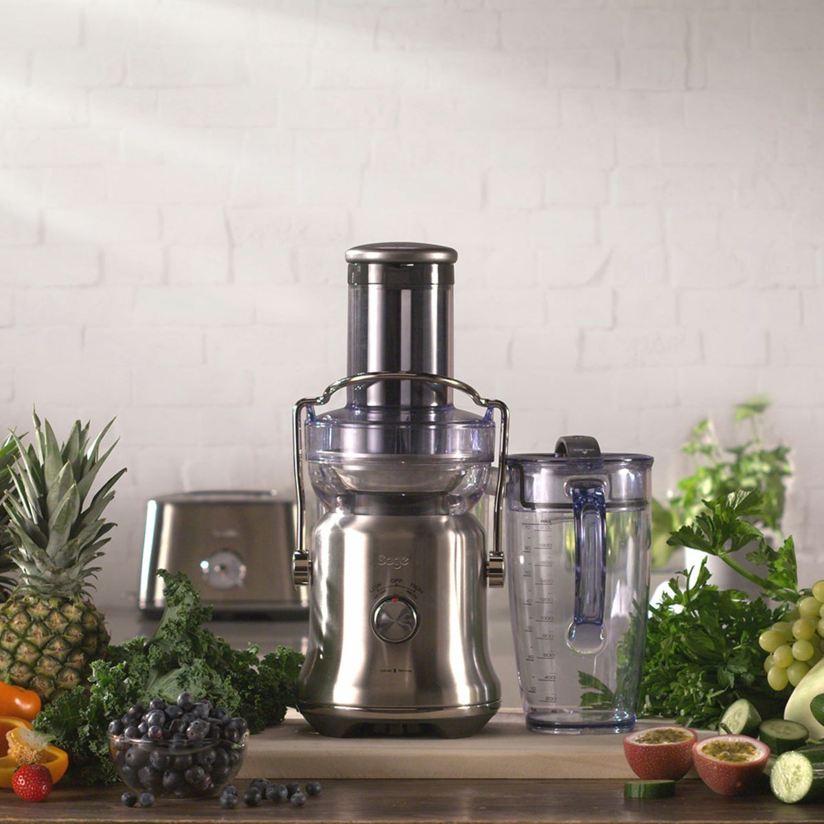 Sage Nutri Juicer® Cold Plus SJE530BSS Juicer - Brushed Stainless Steel